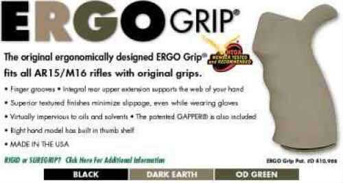 Ergo AR15/M16 Grip Kit Rigid Ambidextrous Black 4015-BK